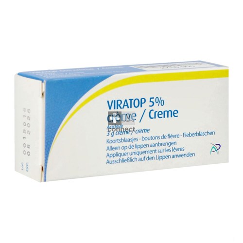 Viratop Apotex 5 % Creme 3g