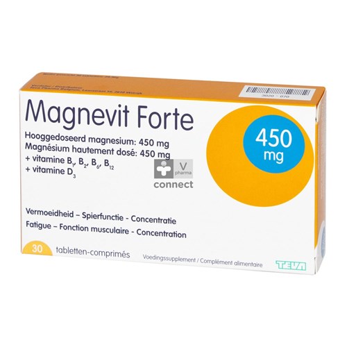 Magnevit Forte 450mg Tabl 30