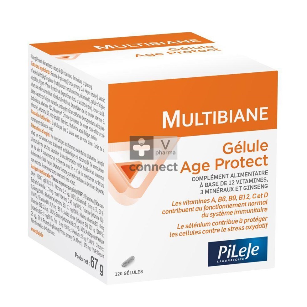 Pileje Multibiane Age Protect 120 Capsules