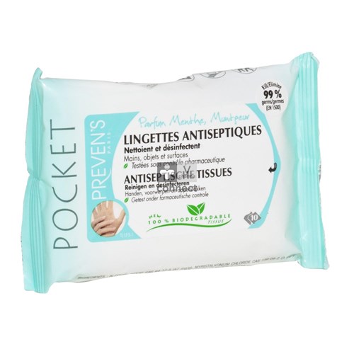 Preven's Lingette Antiseptique Menthe