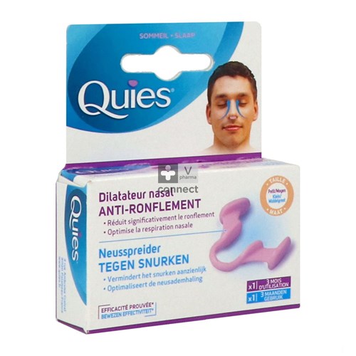 Quies Anti Ronflement Dilateur Nasal Taille Petit - Moyen