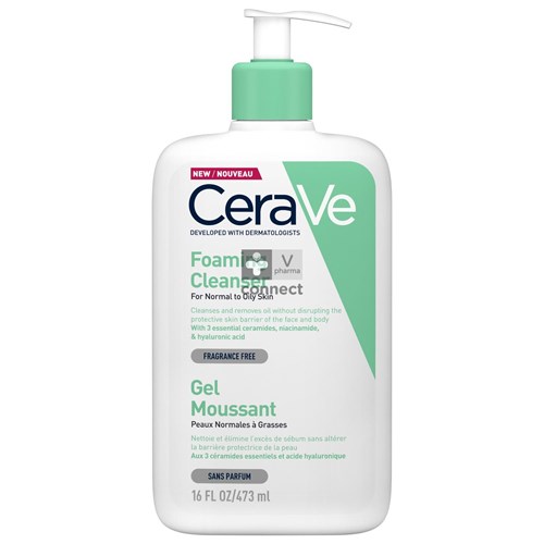 Cerave Schuimende reinigingsgel 473 ml