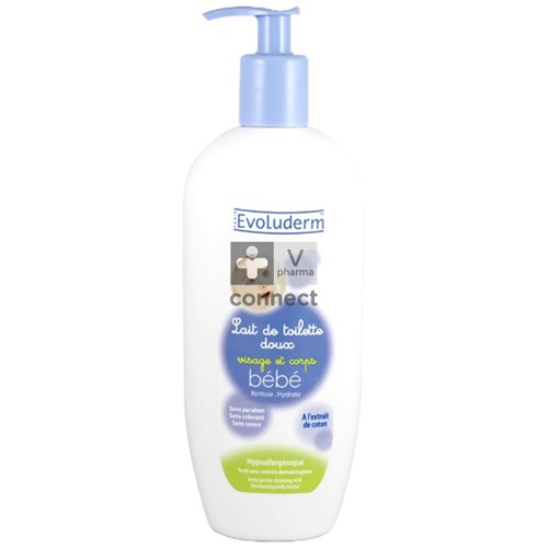 Evoluderm Bébé Lait de Toilette Doux 500 ml