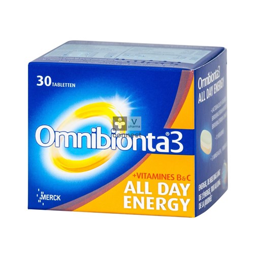 Omnibionta 3 All Day Energy 30 Comprimés