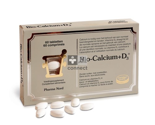 Bio Calcium + D3 60 Comprimés Pharma Nord