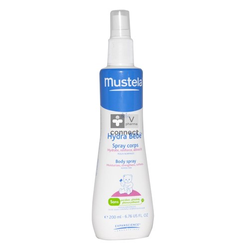 Mustela Bebe Hydra Spray Corps 200 ml Nf.