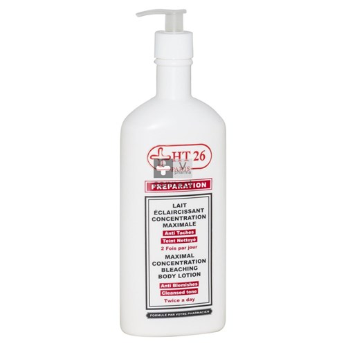 HT26 Préparation Lait Eclaircissant Concentration Maximale 500 ml