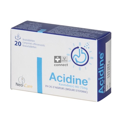 Acidine 75mg Bruistabl 20 X 75mg