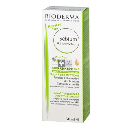 Bioderma Sebium AI Correcteur Soin Teinté 2 en 1 Crème 30 ml