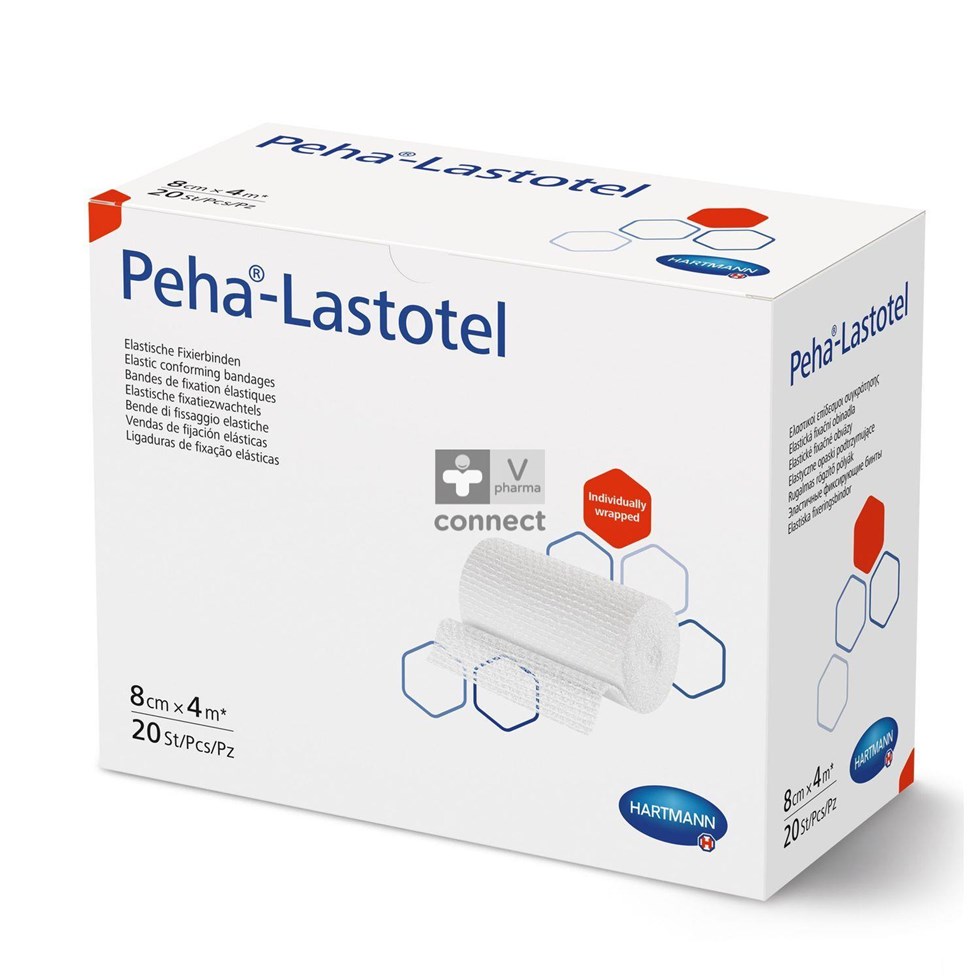Peha Lastotel Bande de Fixation Cello 8 cm x 4 m