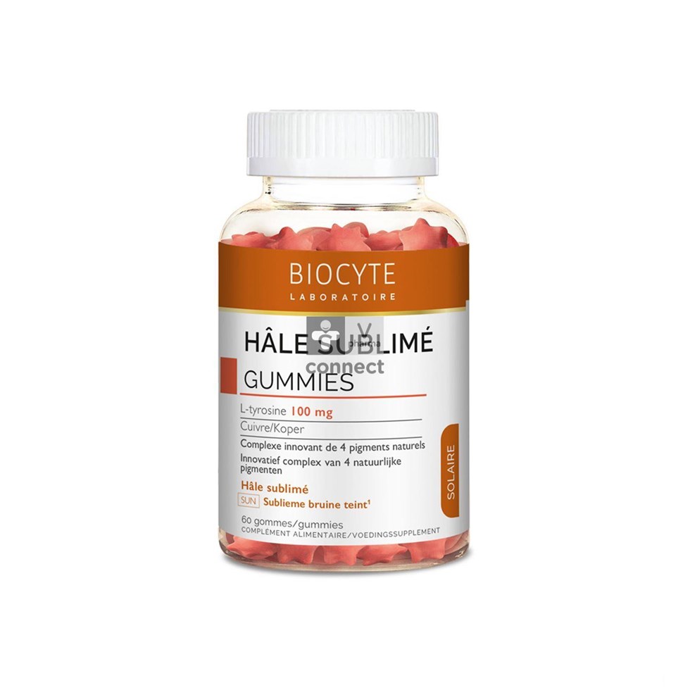 Biocyte Autobronzant Hale Sublime Gummies 60 Pièces