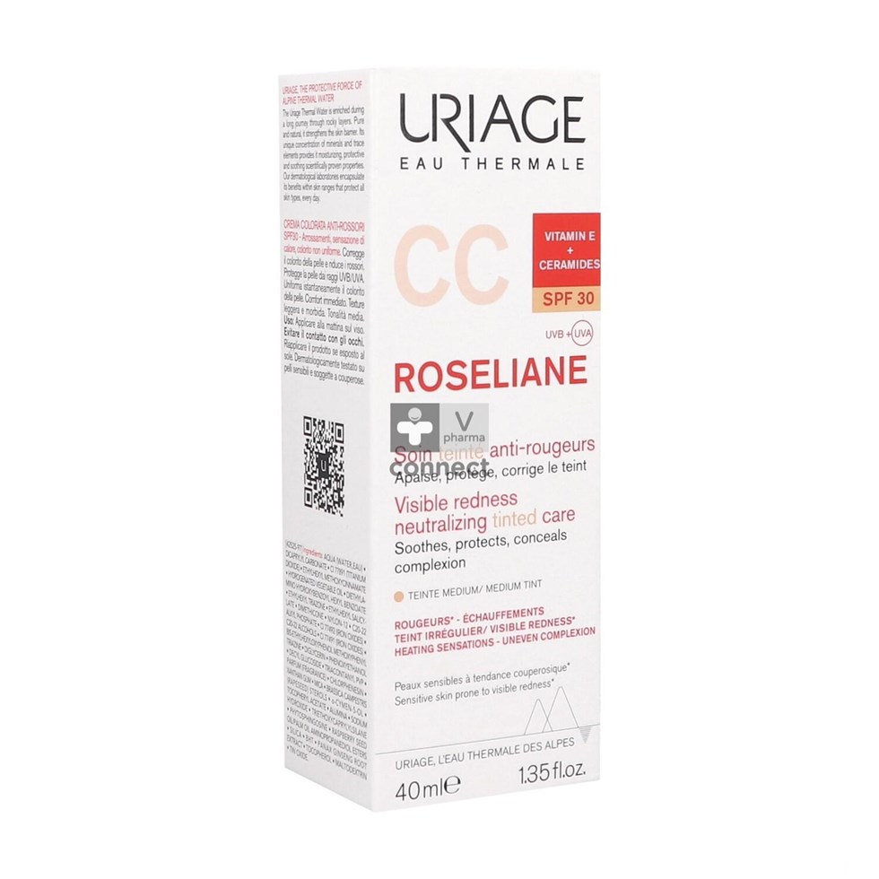 Uriage Roseliane Cc Cream Ip30 Tube 40ml