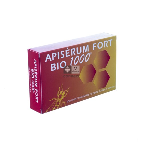 Apiserum Fort Bio 1000  24 Ampoules