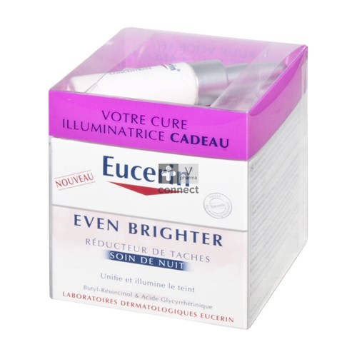 Eucerin Even Brighter Crème de Nuit 50 ml + Mini Sérum Gartis