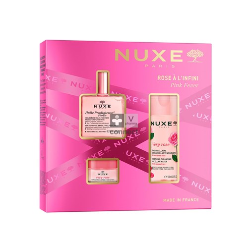 Nuxe Coffret Rose A L'Infini 3 Produits