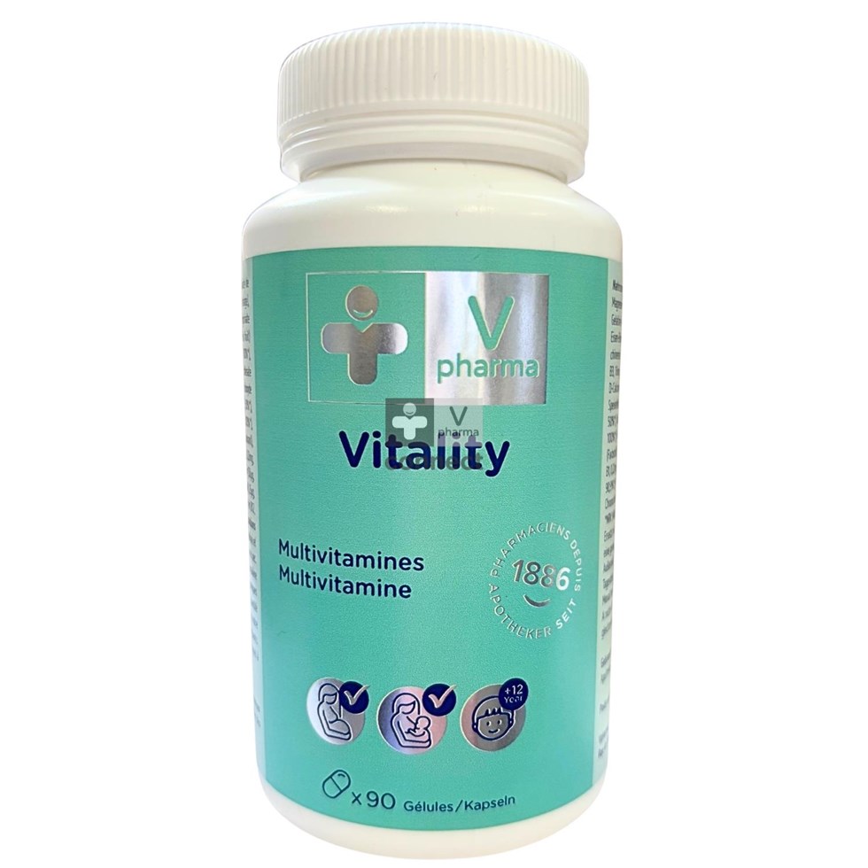 Vpharma Nutrition Vitality 90 gélules