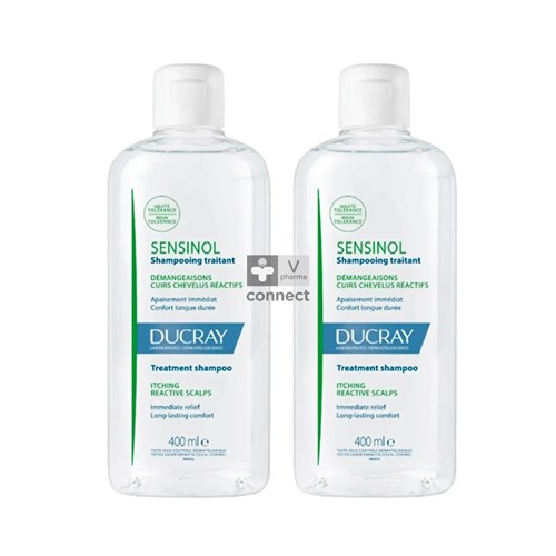 Ducray Sensinol Fysio. Berscherm. Sh 2x400ml Nf