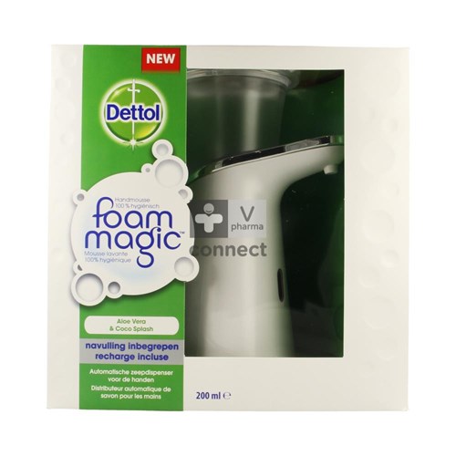Dettol Foam Magic Aloe Vera/coco Splash Disp.200ml