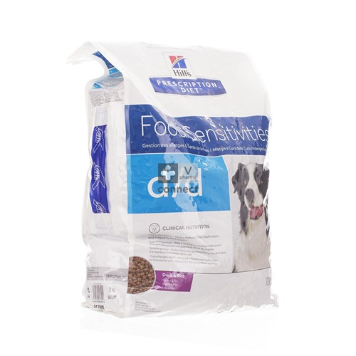 Hills Prescription Diet D/D Canine 12 Kg Canard & Riz