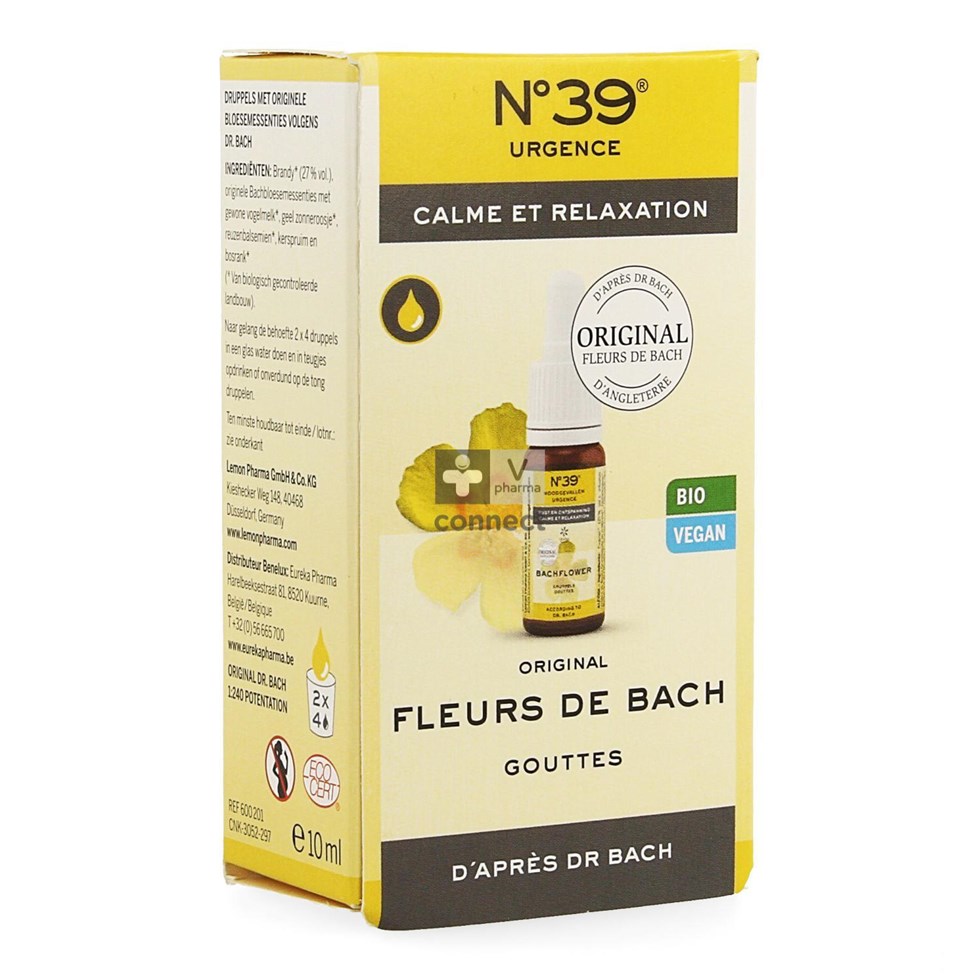 Bachbloesem N°39 Noodgevallen Druppels 10ml
