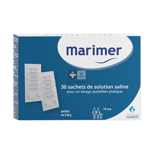 Marimer Zoutoplossing Dag.spoeling Zakje 30x2,84g