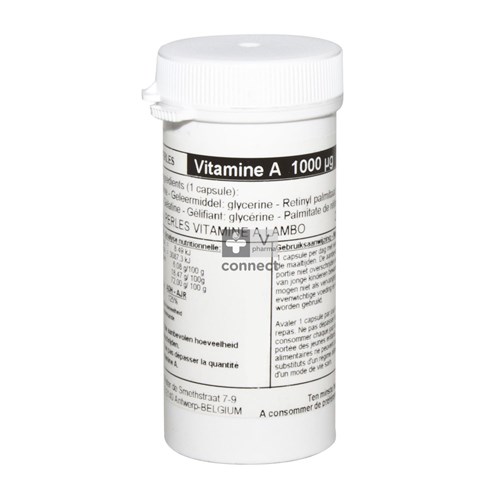 Vitamine A Retinol 1000 µg 100 Lambo