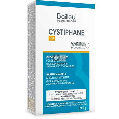 Cystiphane Fort 60 Comprimés