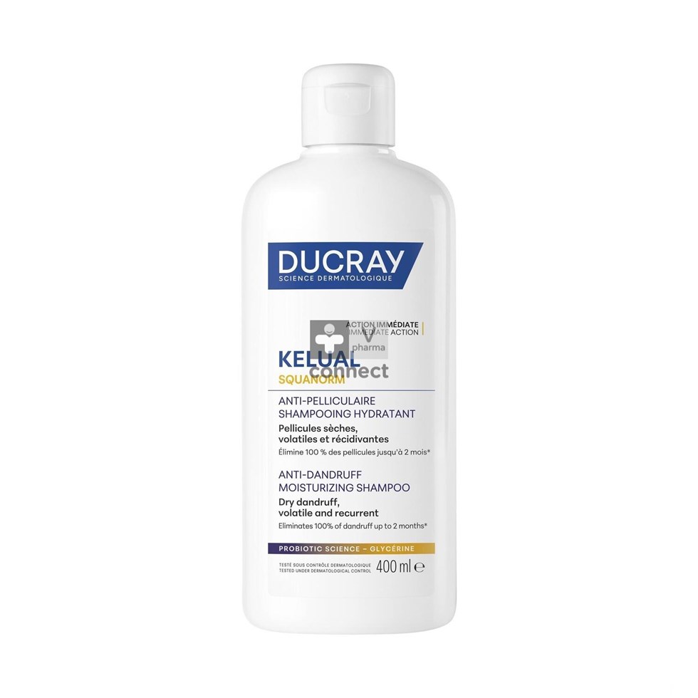 Ducray Kelual Squanorm Sh Droge Schilfers 400ml