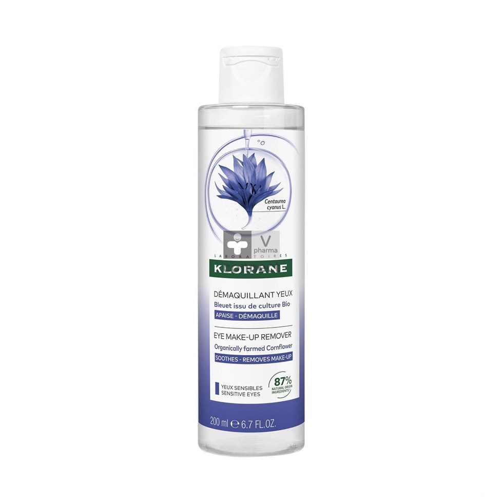 Klorane Bleuet Demaquillant Yeux 200 ml