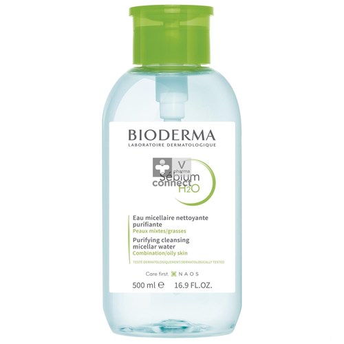 Bioderma Sebium H2o Doseerpomp 500ml Prix Decouv.