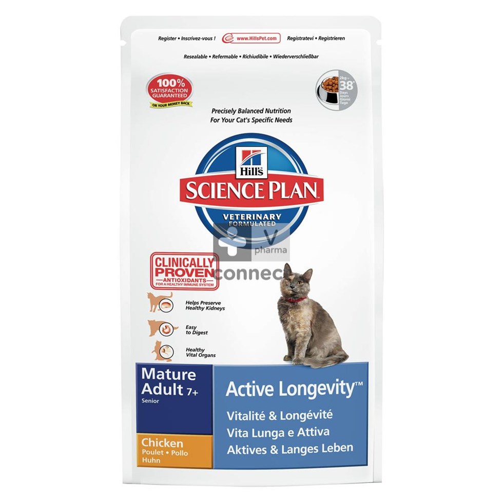 Hills Sc.plan Feline Senior Chicken 2kg 8742m