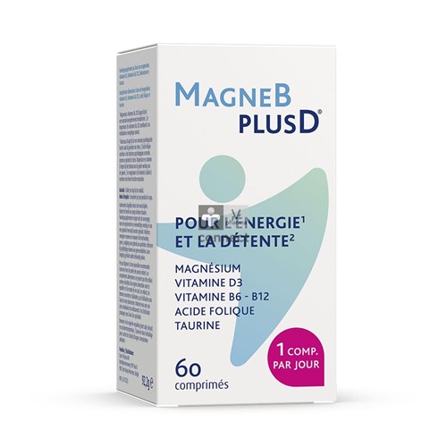 Magne B Plus D 60 Comprimés