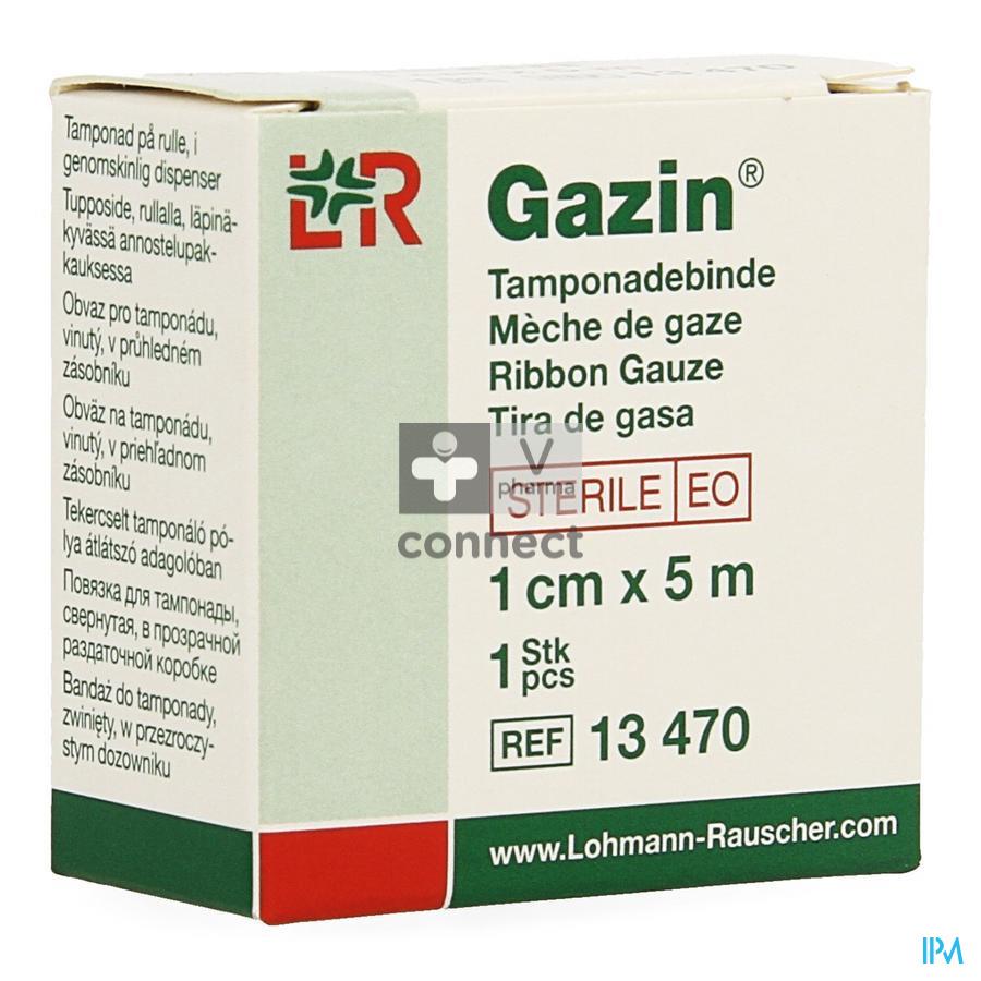 Gazin Meche Bande Sterile Rouleau 1 cm x 5 m