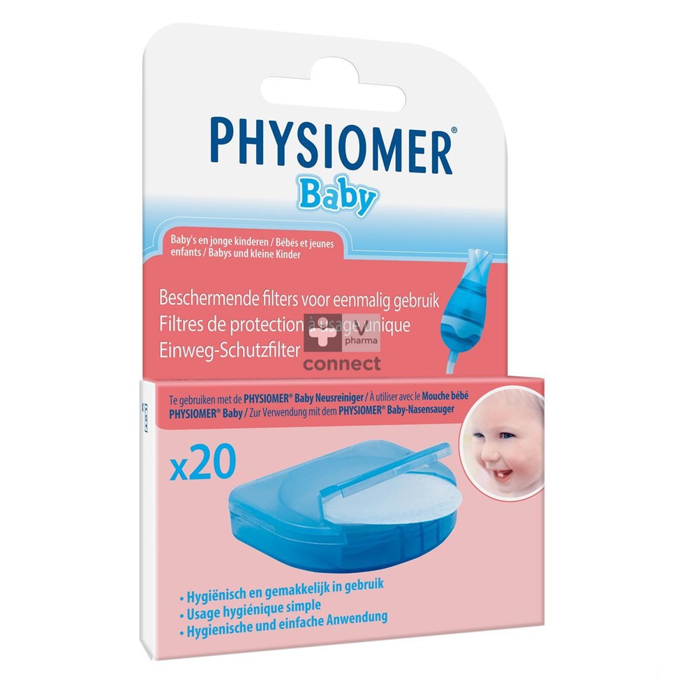 Physiomer Baby Beschermende vervangfilters 20 stuks