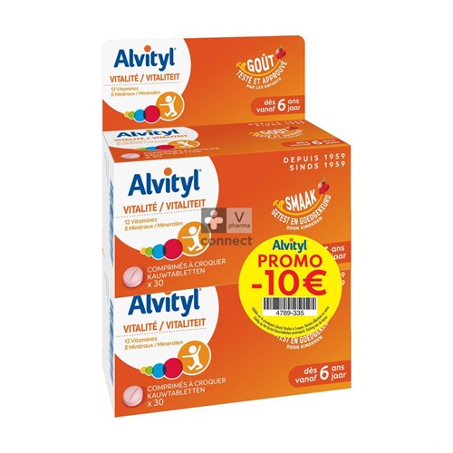 Alvityl Vitaliteit Kauwtabl 30x2 Promo