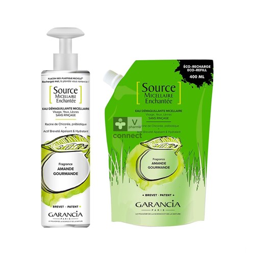 Garancia Eau Micellaire Amande + Recharge 400 ml