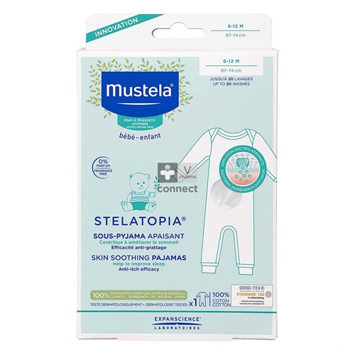 Mustela Stelatopia Sous Pyjama Apaisant T1 6-12Mois