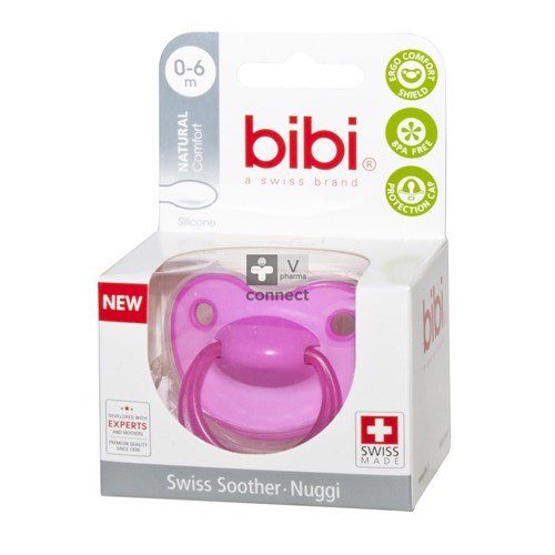 Bibi Sucette 0 - 6 Mois Rose Cerise