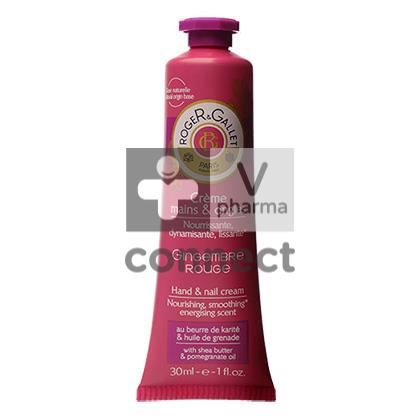 Roger & Gallet Gingembre Rouge Crème Mains et Ongles 30 ml