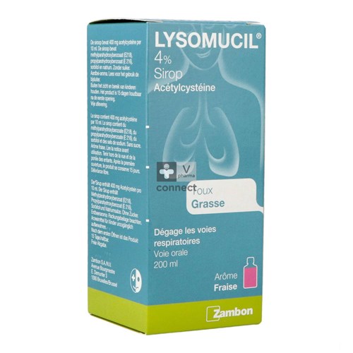 Lysomucil 4% Siroop 200ml