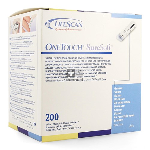 One Touch Suresoft Sticks 200 Pièces