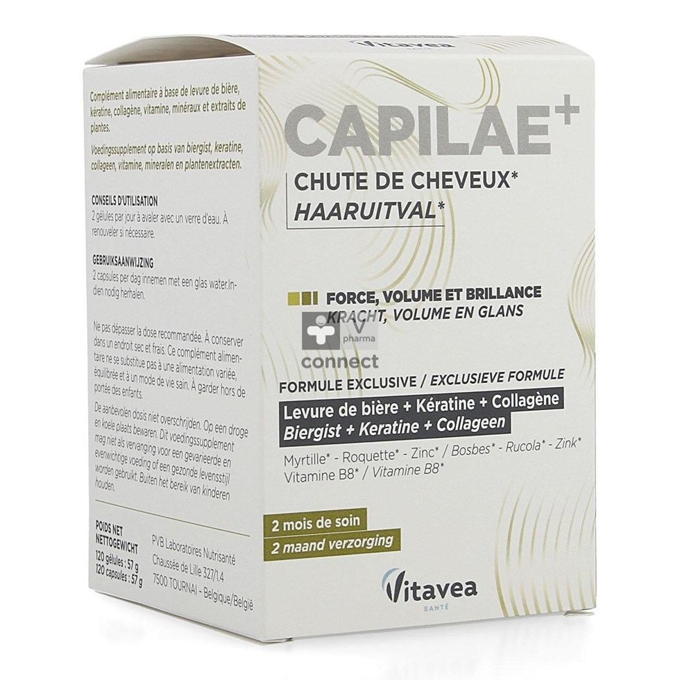 Capilae+ Haaruitval Caps 120
