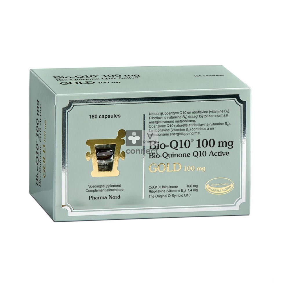 Bio Q10 Gold 100 mg 180 Gélules Pharma Nord