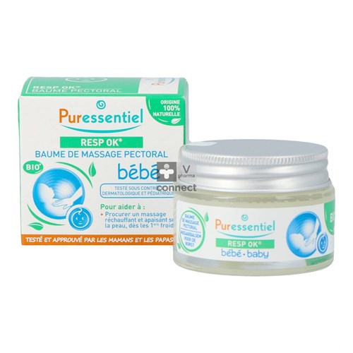 Puressentiel Ademhaling Massagebalsem Baby 30ml