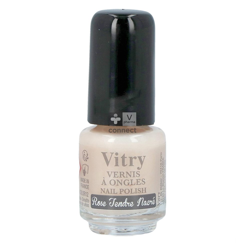Vitry Vernis à Ongles Rose Tendre 4 ml