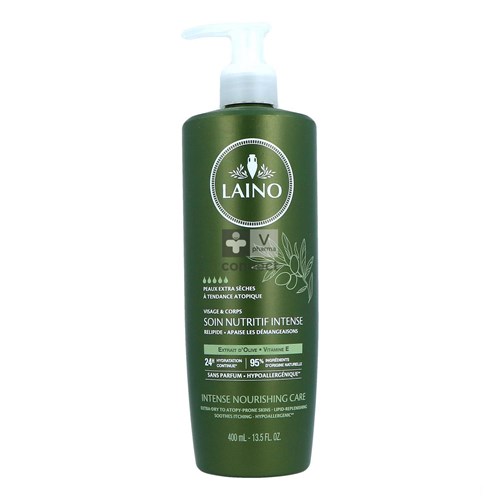 Laino Lait Nutritif Intense Olive Flacon Pompe 400 ml