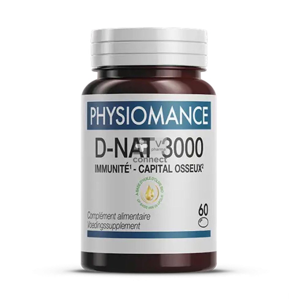 Physiomance D-Nat 3000  60 Capsules