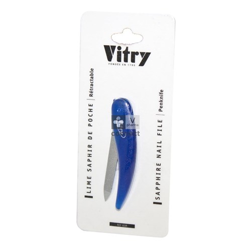 Vitry Classic Vijl Saffier Zakmes Uittrekb. 1060r