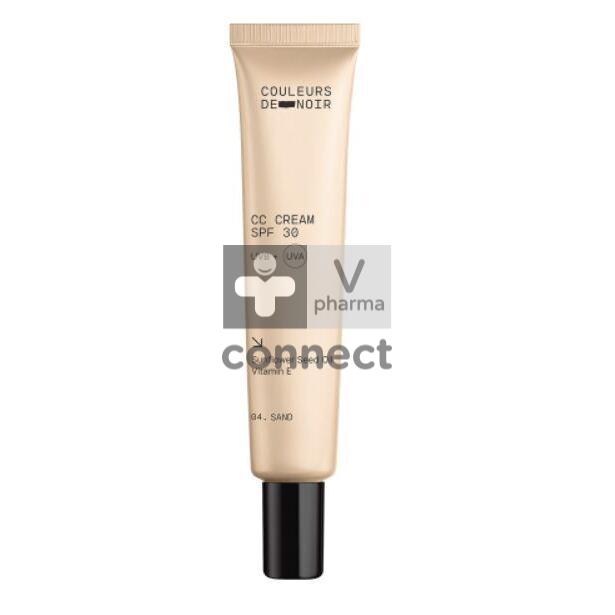 Couleurs De Noir Cc Cream Spf30 04 Sand 30ml