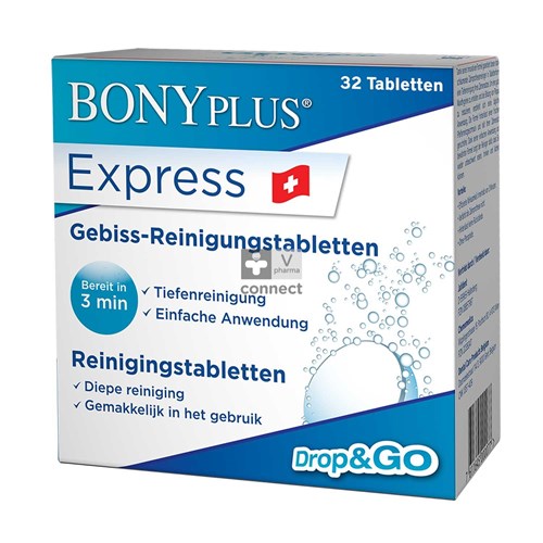 Bonyplus Reinigingstabletten Voor Tandprothese 32